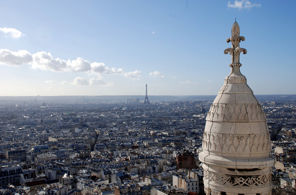 Über den Dächern von Paris