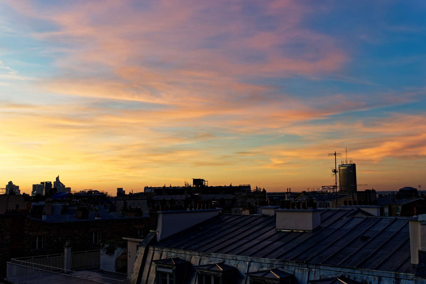 Über den Dächern von Paris