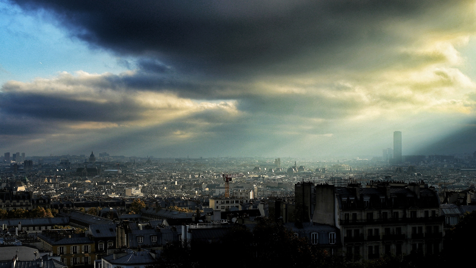 Über den Dächern von Paris