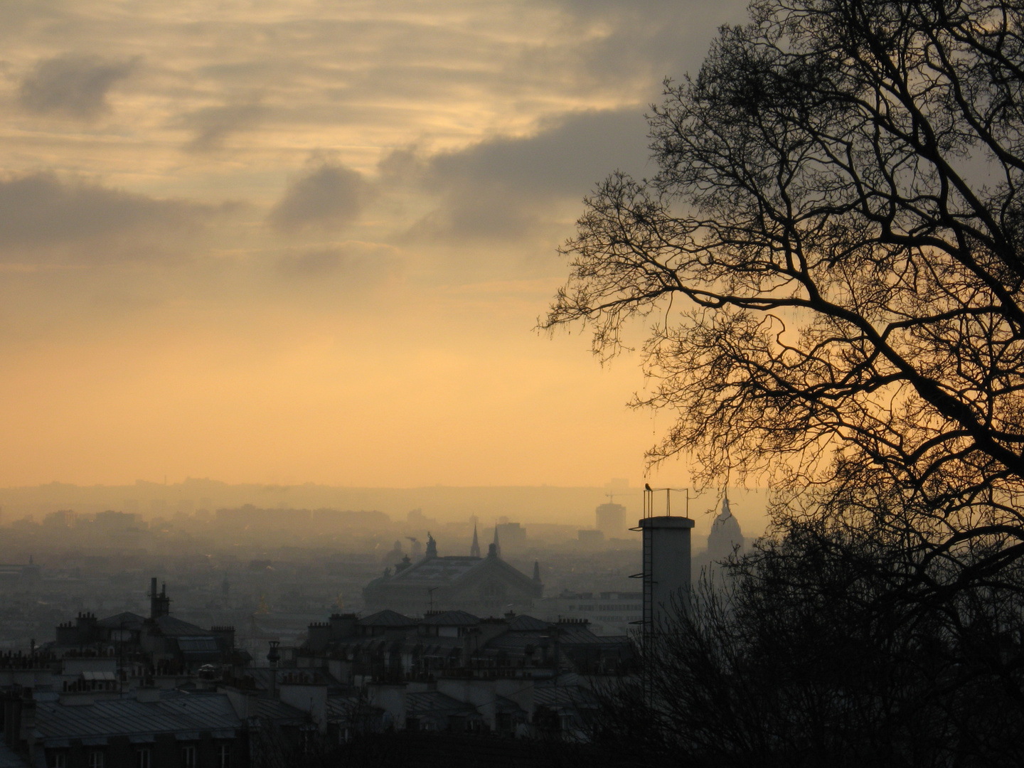 Über den Dächern von Paris