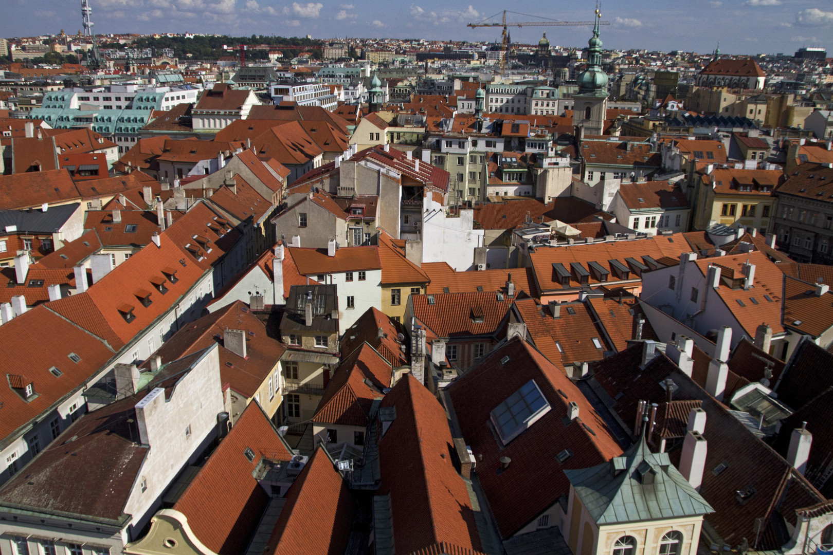 Über den Dächern von Prag - Blick vom Rathausturm - 1