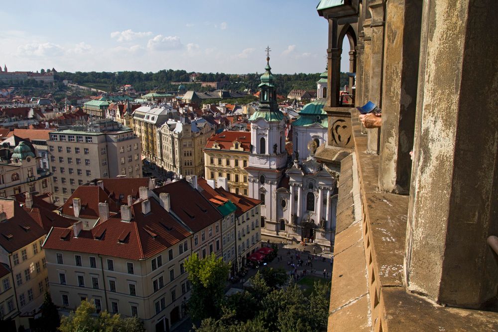 Über den Dächern von Prag - Blick vom Rathausturm - 2