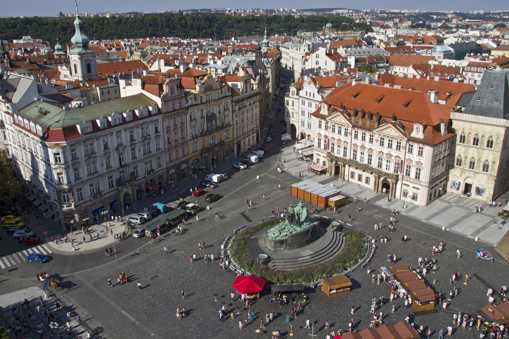 Über den Dächern von Prag - Blick vom Rathausturm - 5