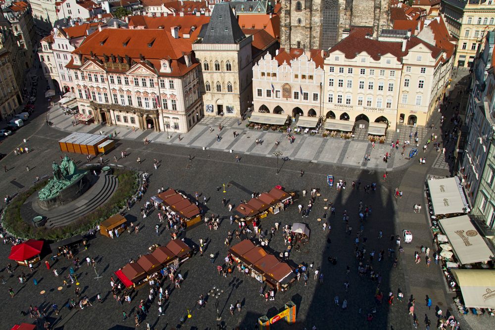 Über den Dächern von Prag - Blick vom Rathausturm - 9