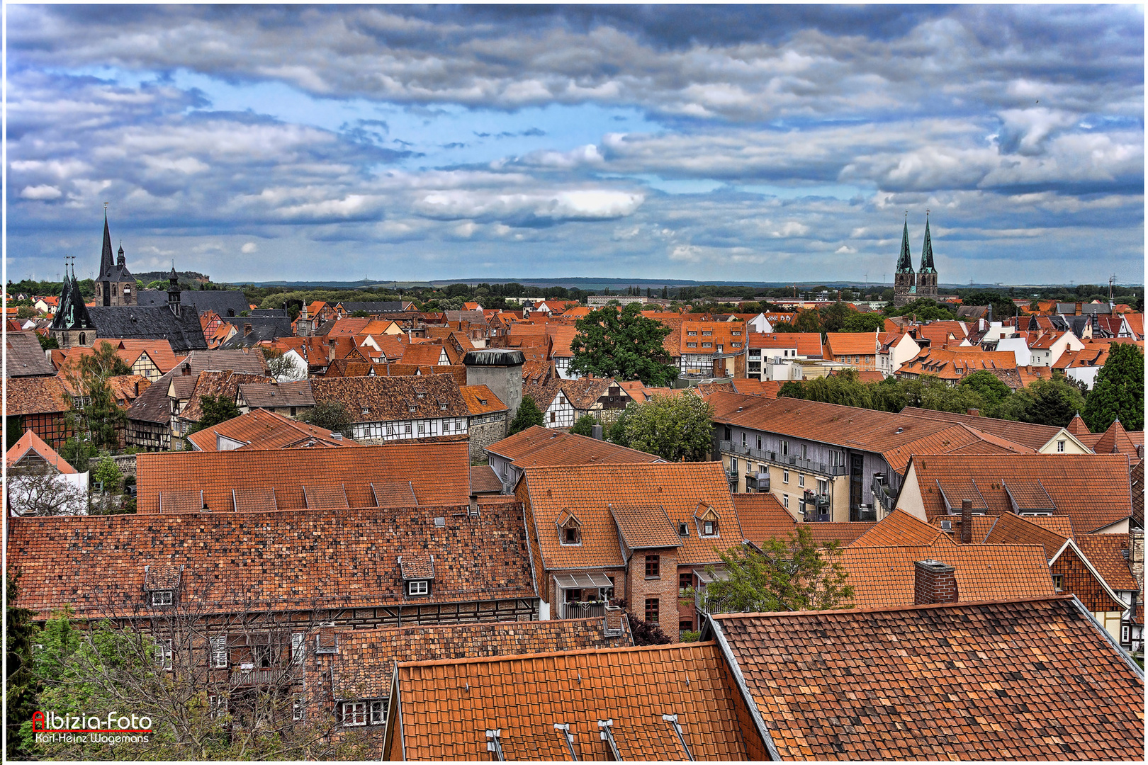 Über den Dächern von Quedlinburg