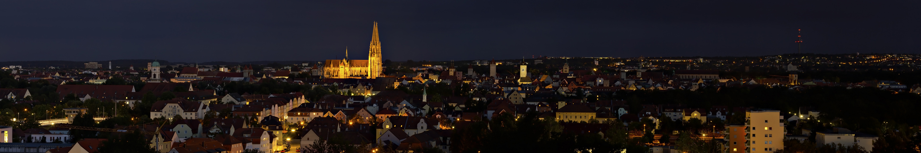 Über den Dächern von Regensburg