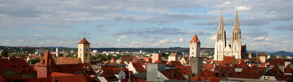 Über den Dächern von Regensburg