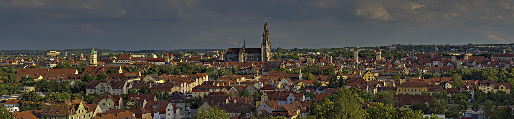 Über den Dächern von Regensburg