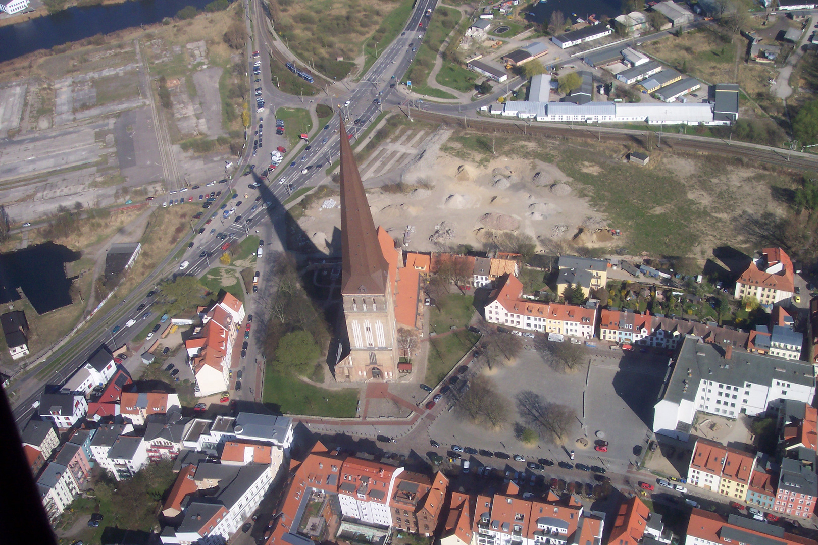 über den Dächern von Rostock