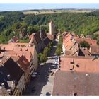 Über den Dächern von Rothenburg