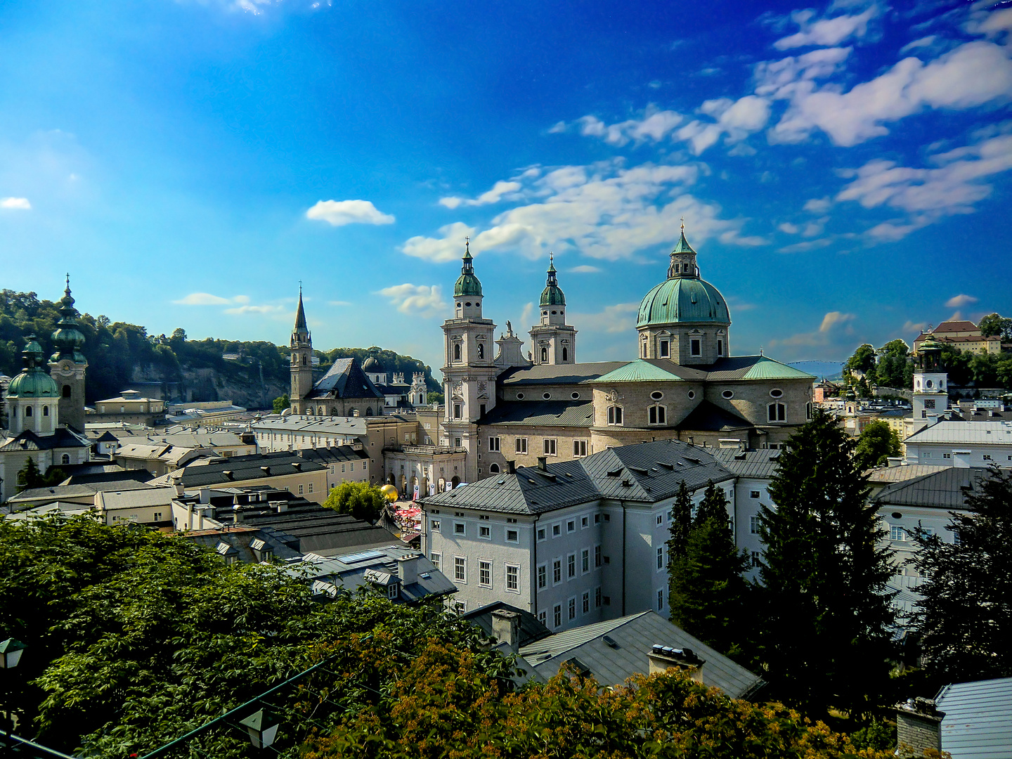 Über den Dächern von Salzburg / Above the roofs of Salzburg