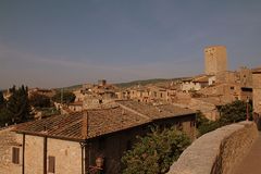 Über den Dächern von San Gimignano/Toskana