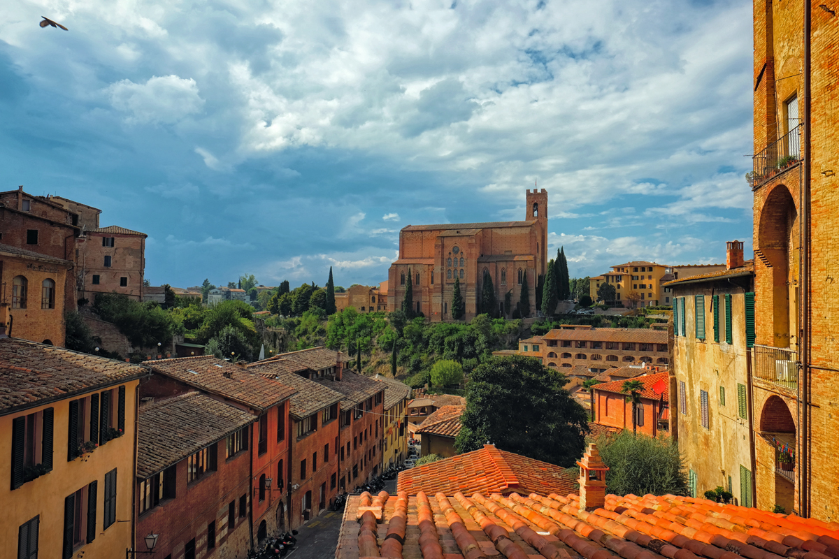 über den Dächern von Siena
