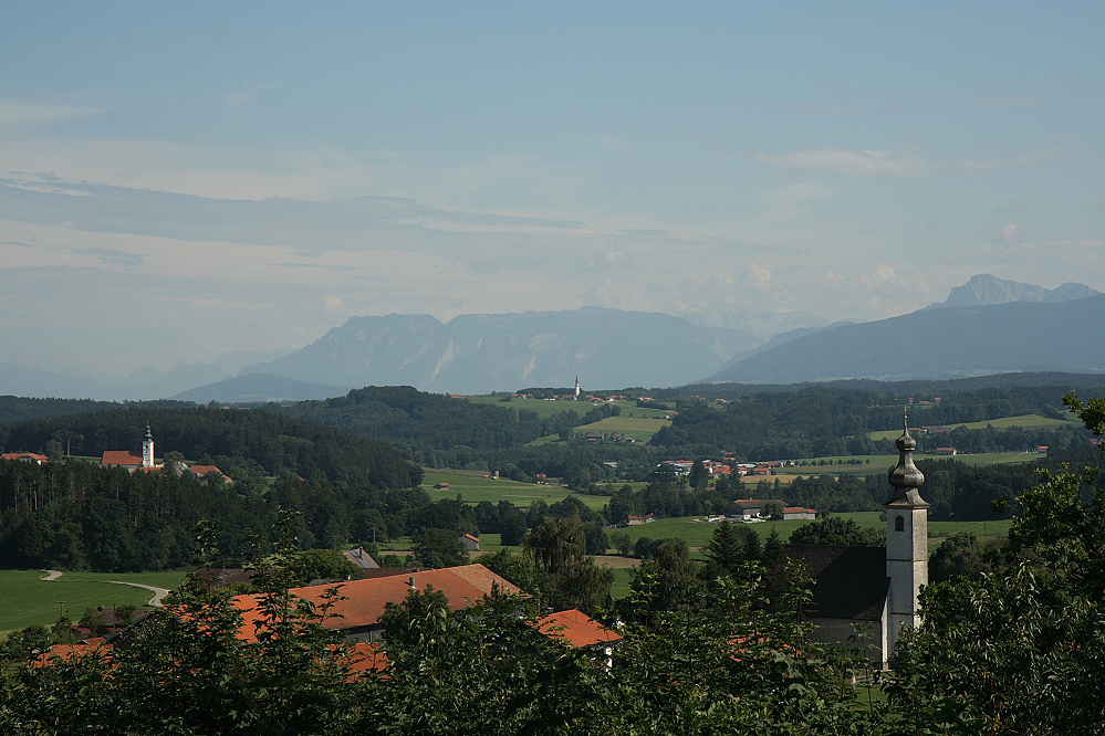 Über den Dächern von Tettelham, Otting und St. Leonhard