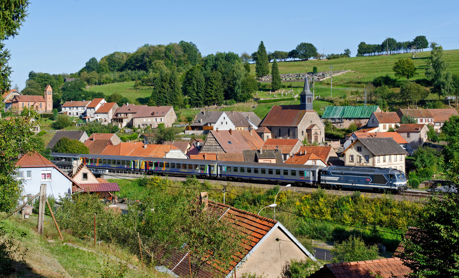 Über den Dächern von Tieffenbach