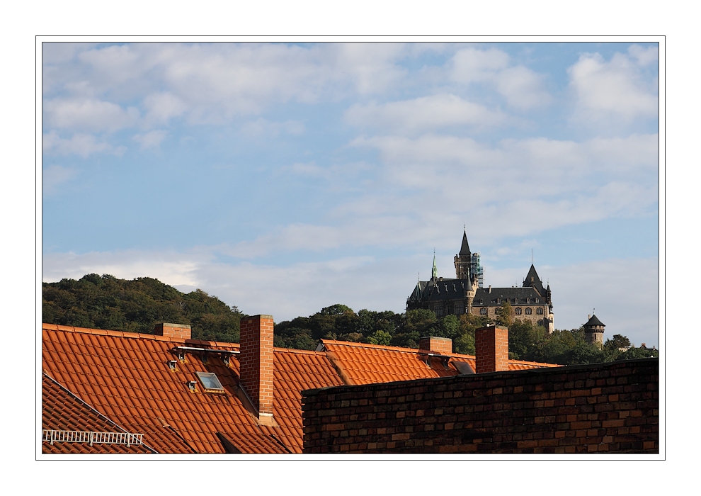 Über den Dächern von Wernigerode...