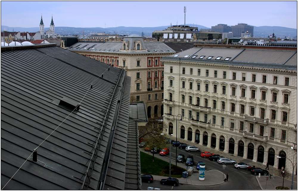 ... über den Dächern von Wien ...