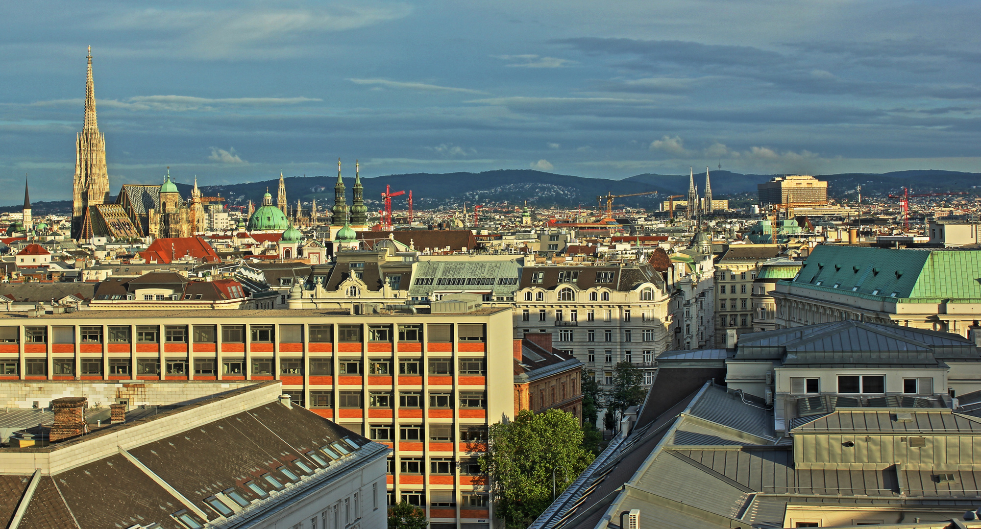über den Dächern von Wien...