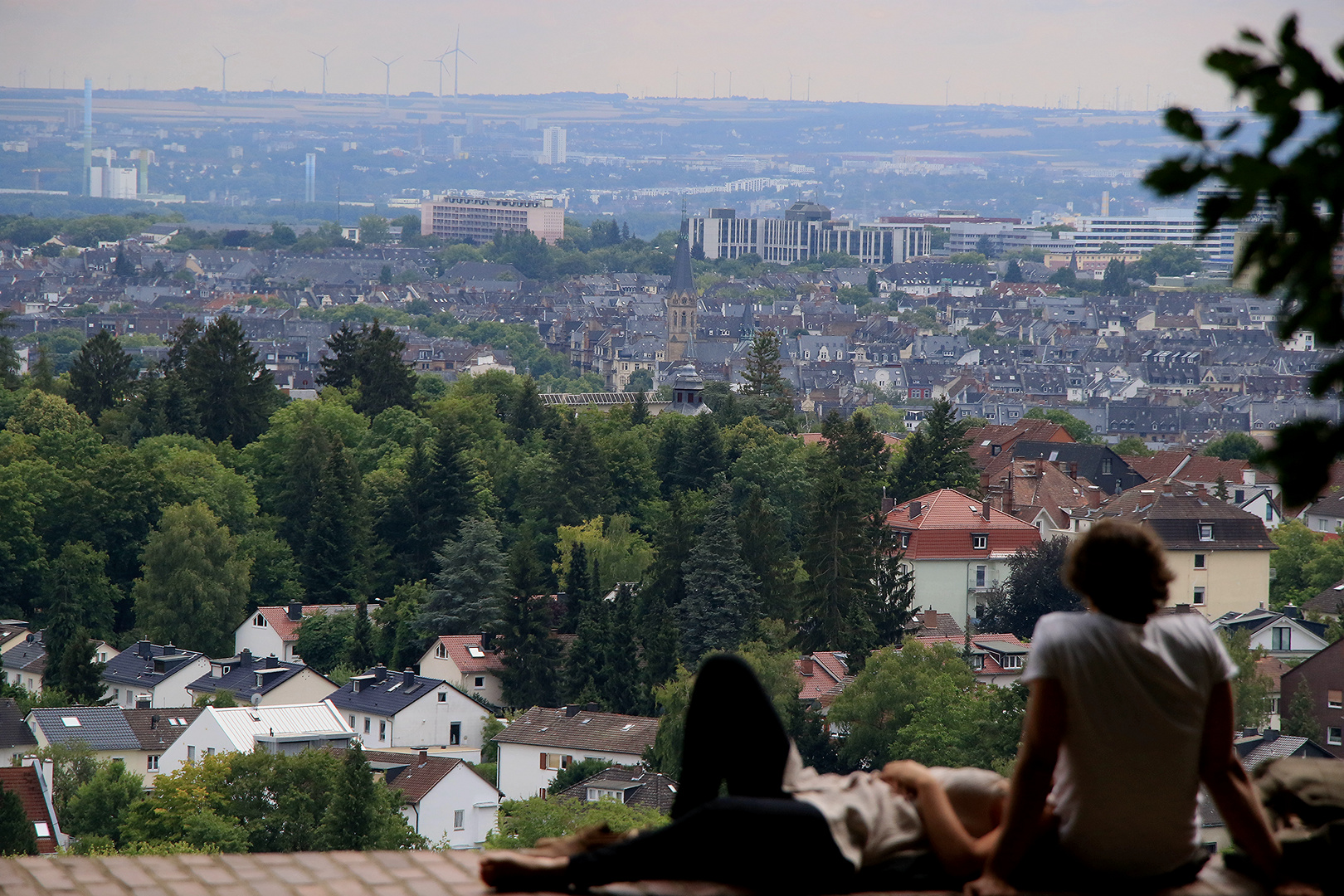 Über den Dächern von Wiesbaden