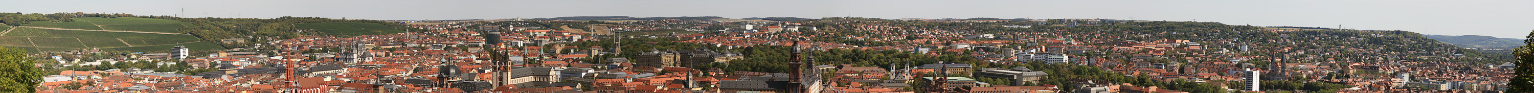 über den Dächern von Würzburg