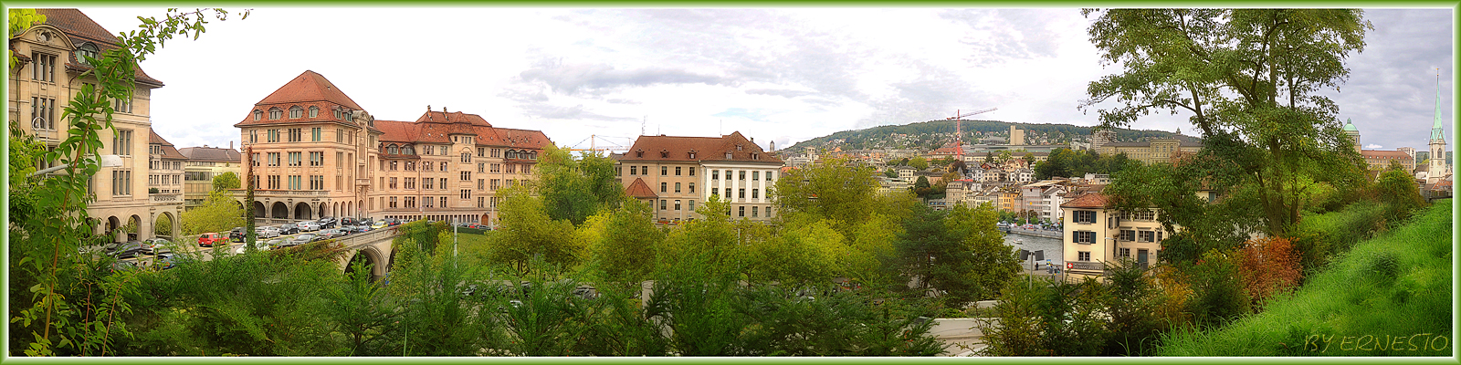 über den Dächern von Zürich