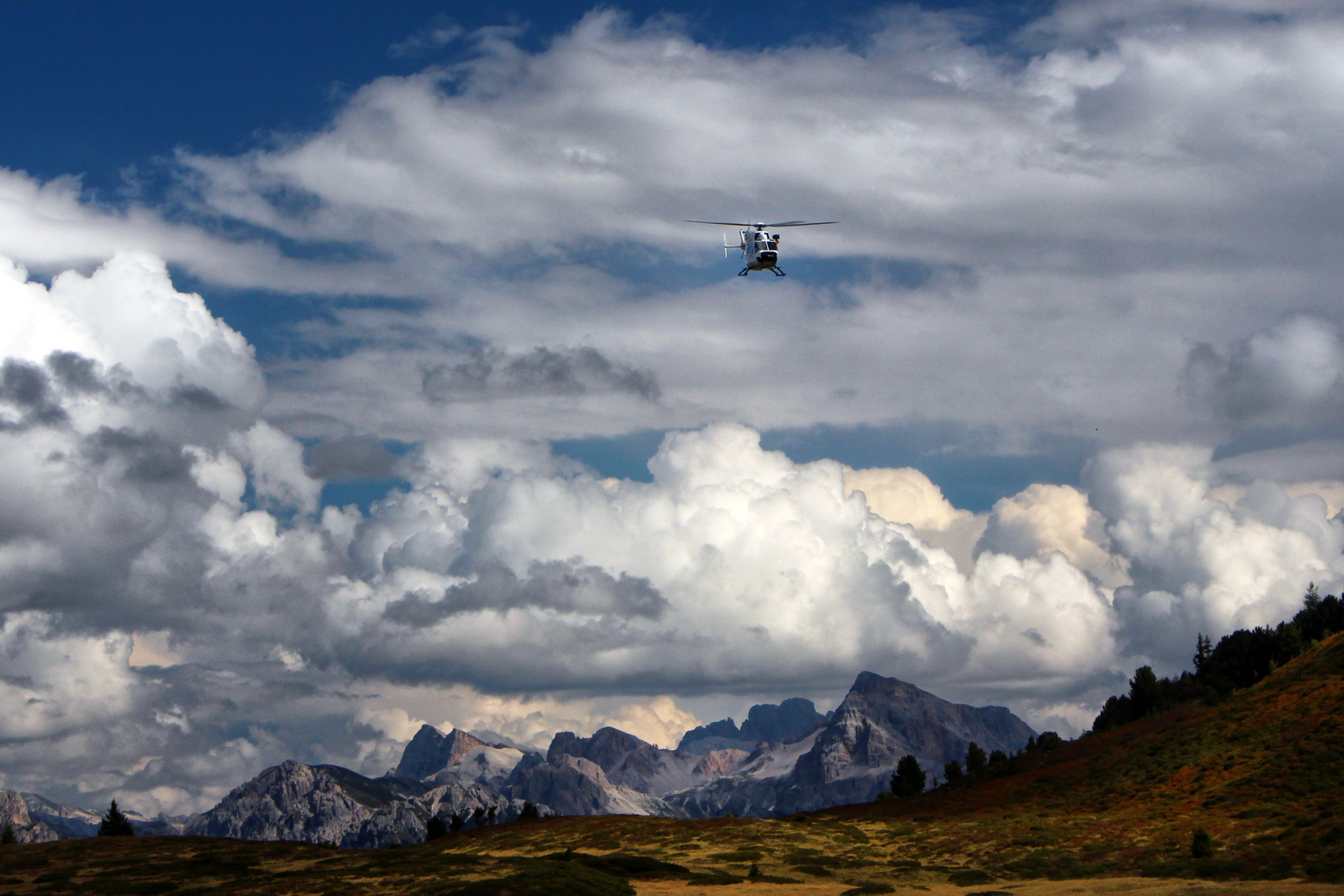 über den Dolomiten