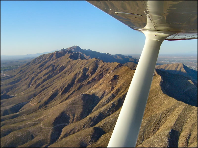 Über den Franklin Mountains @ El Paso, Texas