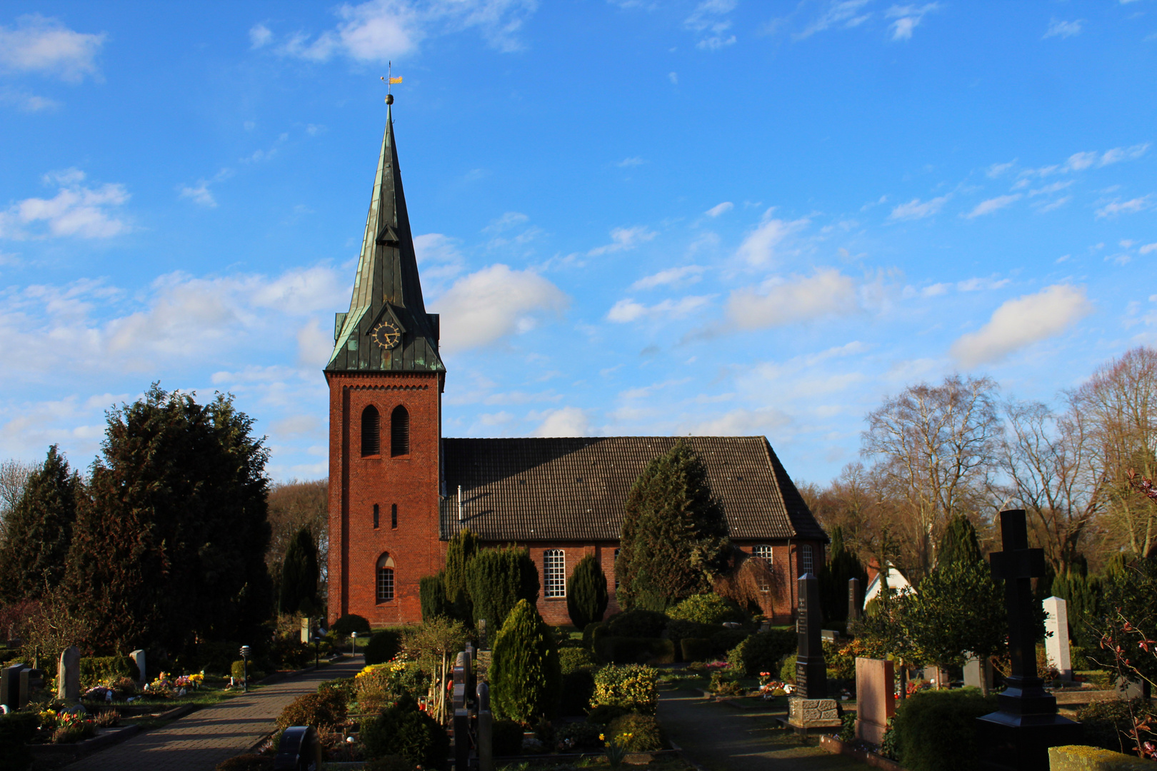 über den Friedhof geschaut ... 