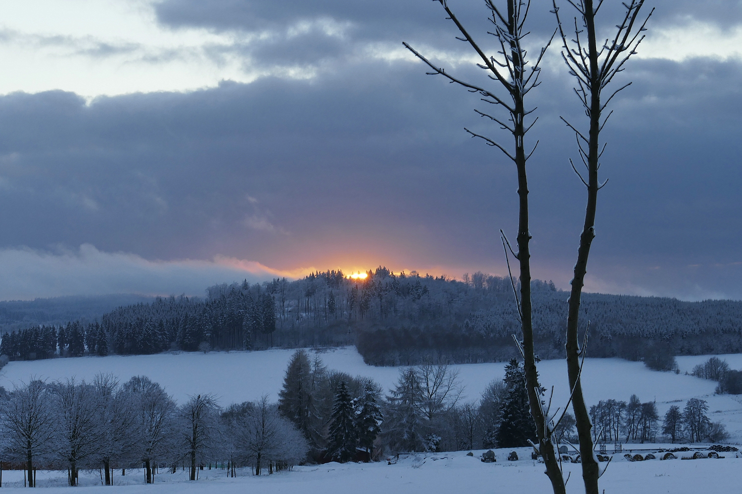 ...über den Höhen des Vogelsberg`s...