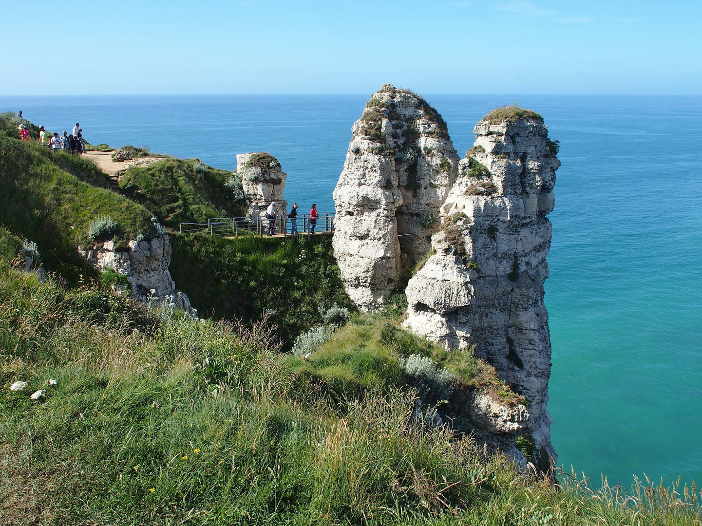 Über den Klippen von Étretat