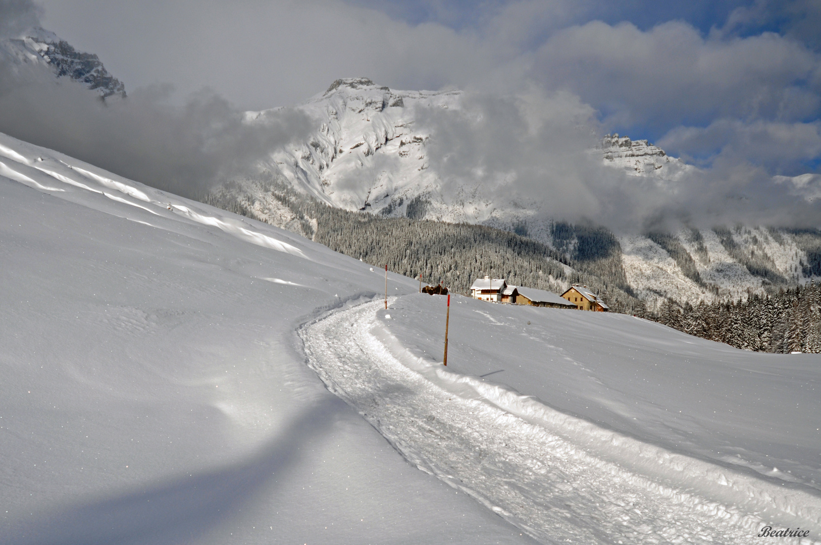 Über den Kunkelspass nach Haus