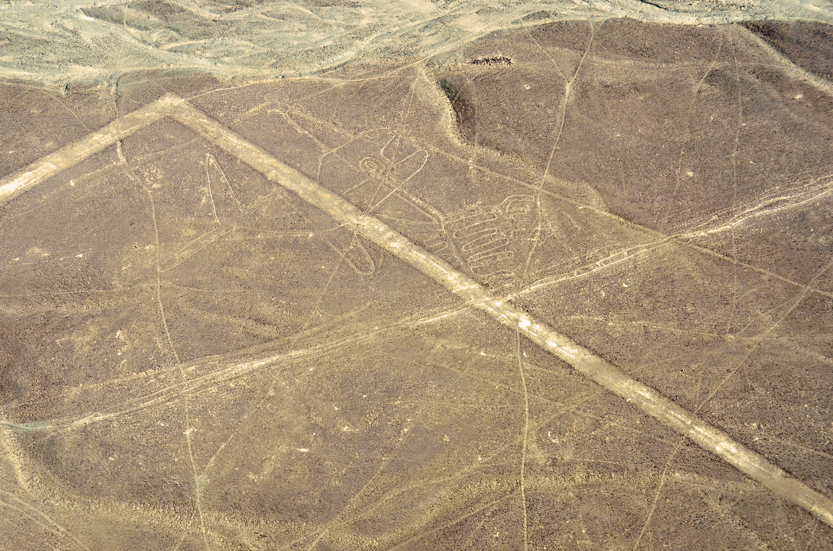 Über den Nazca-Linien in Peru