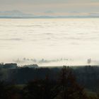 Über den Nebel ins Gebirge