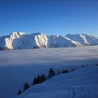 Über den Nebel, waren wir in Paradie in Wallis