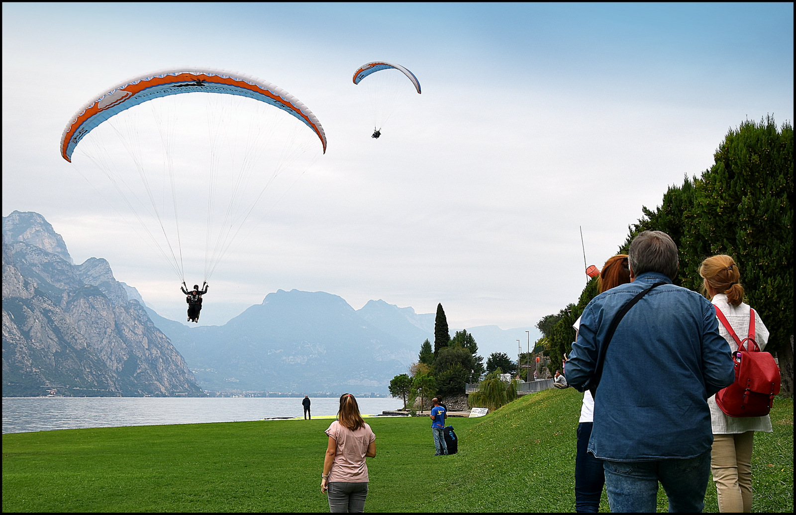 ... Über den See gleiten ...