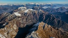 Über den SÜDALPEN mit Blick zu den Karawanken