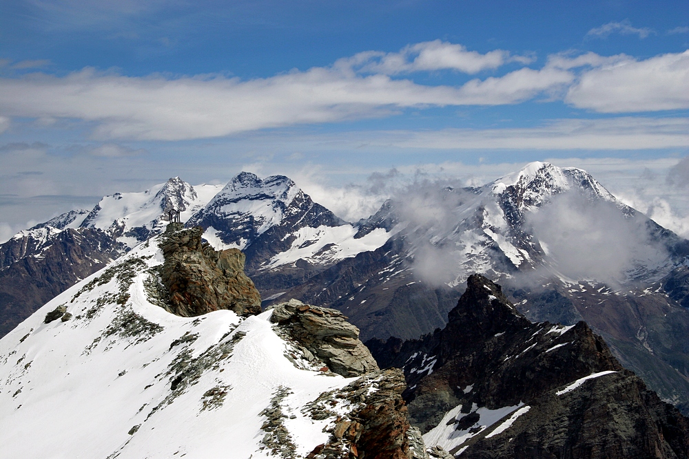 Über den Walliser Alpen