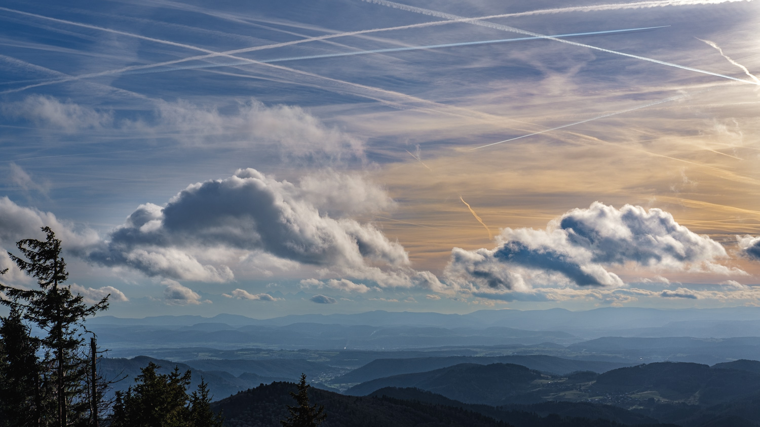 über den Wolken...