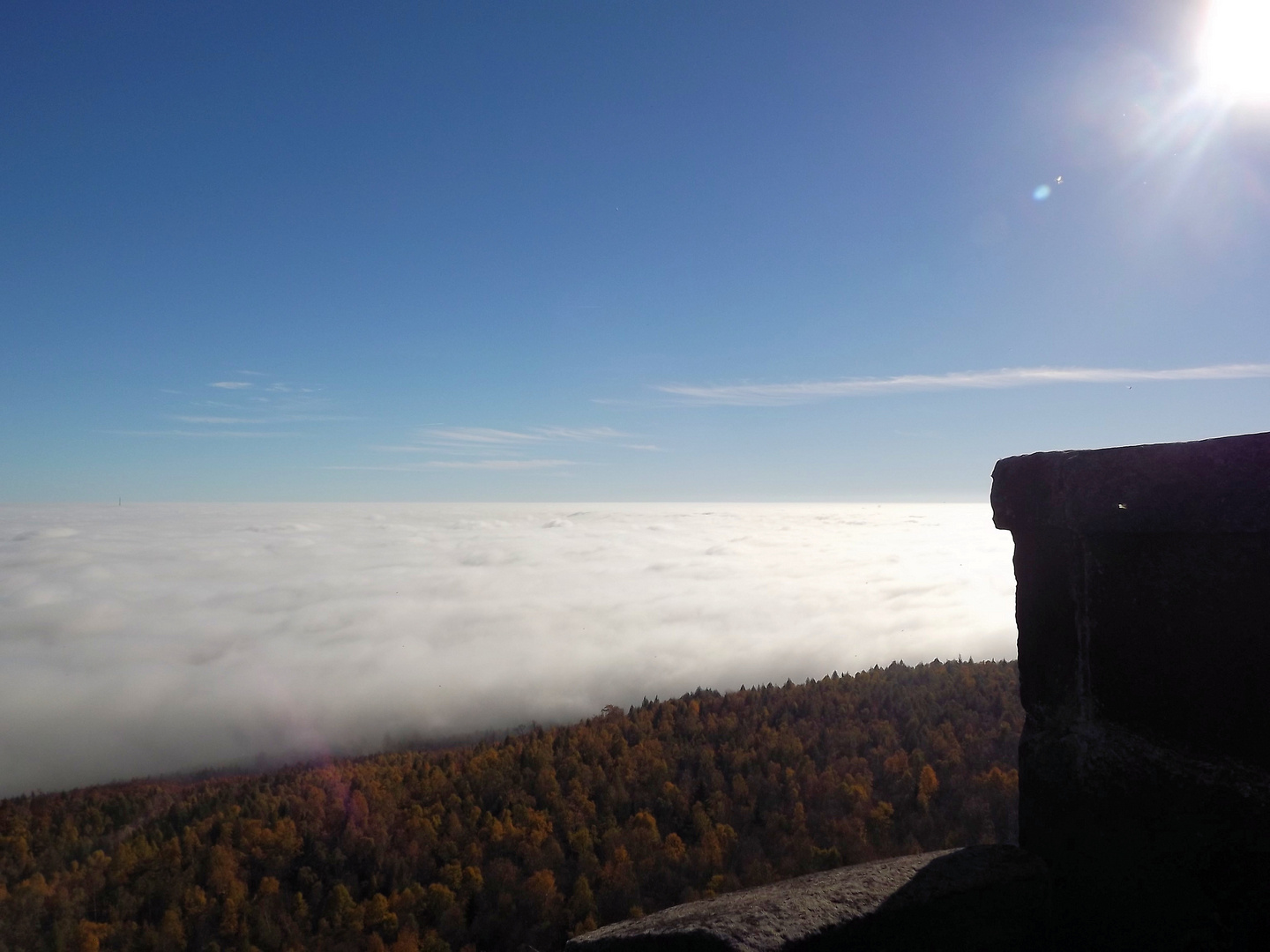 Über den Wolken ...