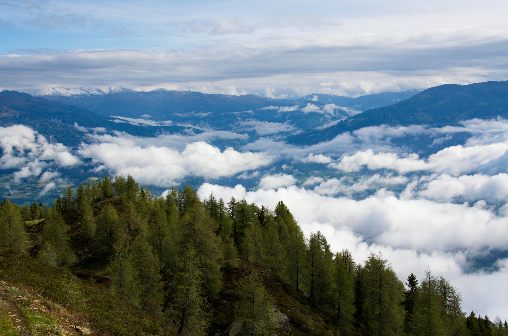 Über den Wolken............