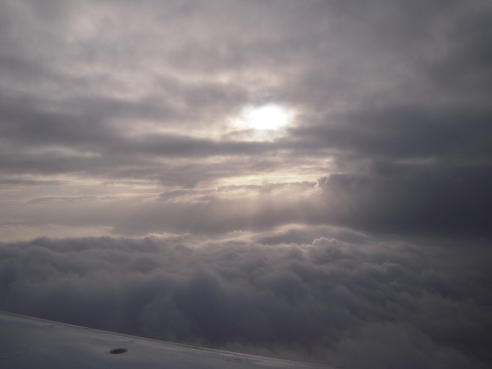 über den Wolken....