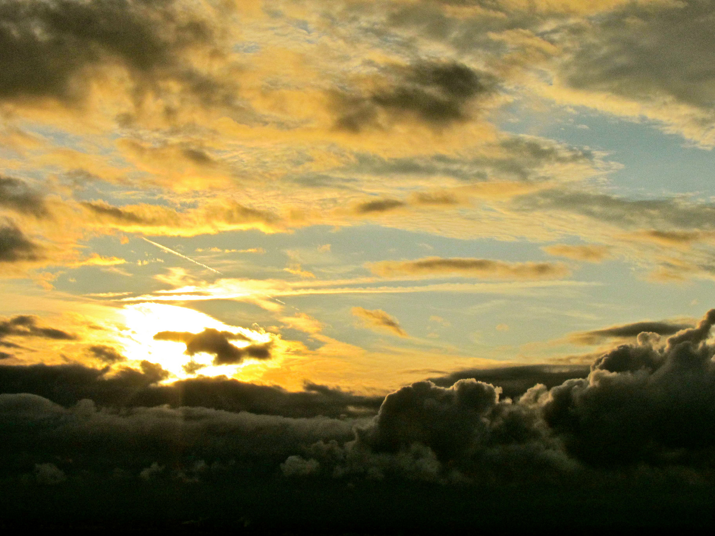 über den Wolken....