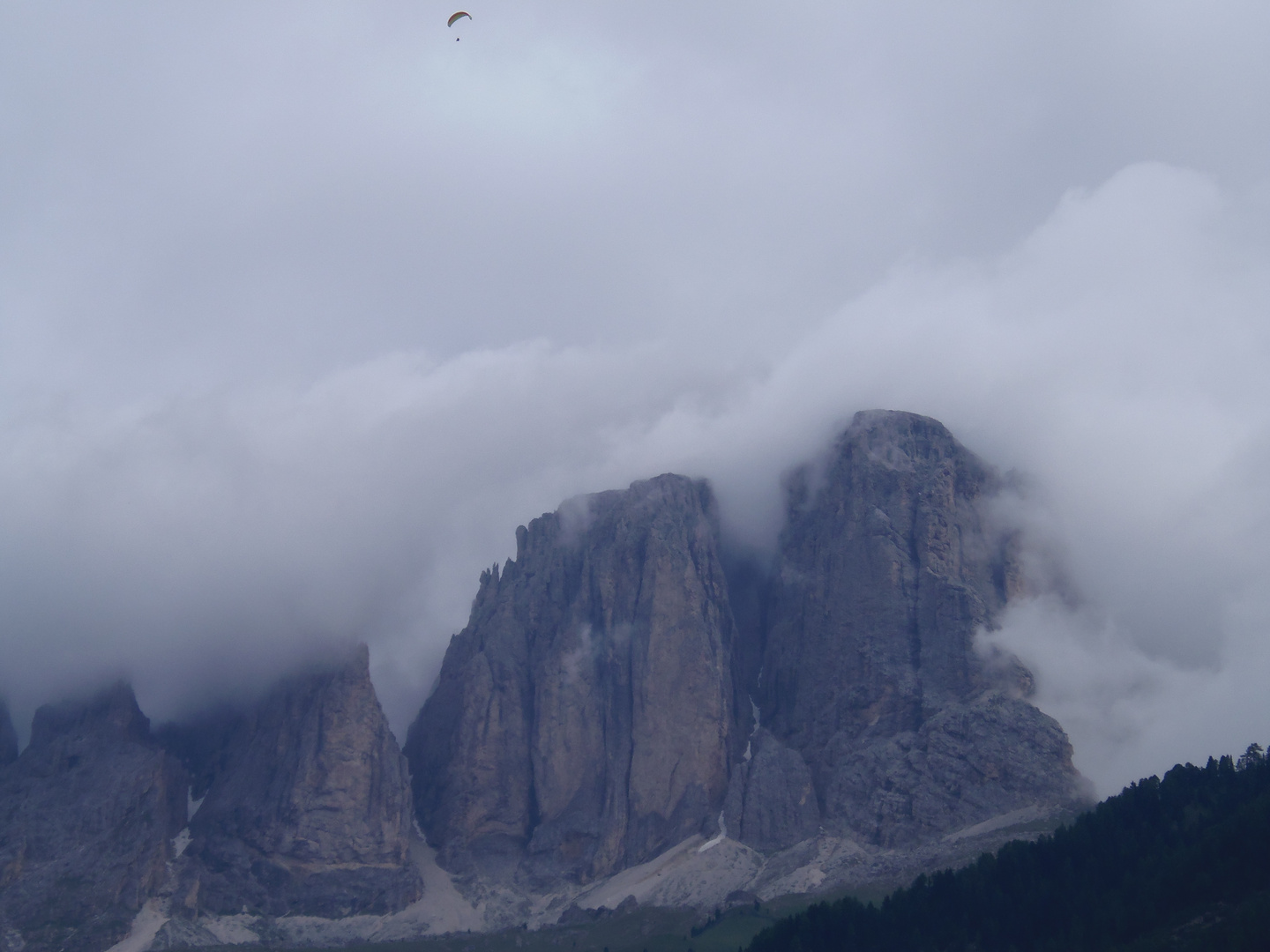 über den Wolken....