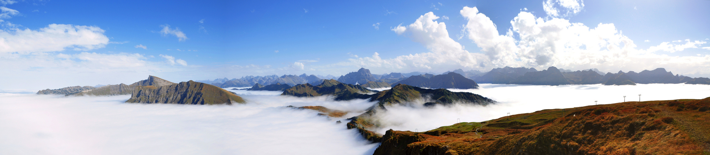 über den Wolken ...