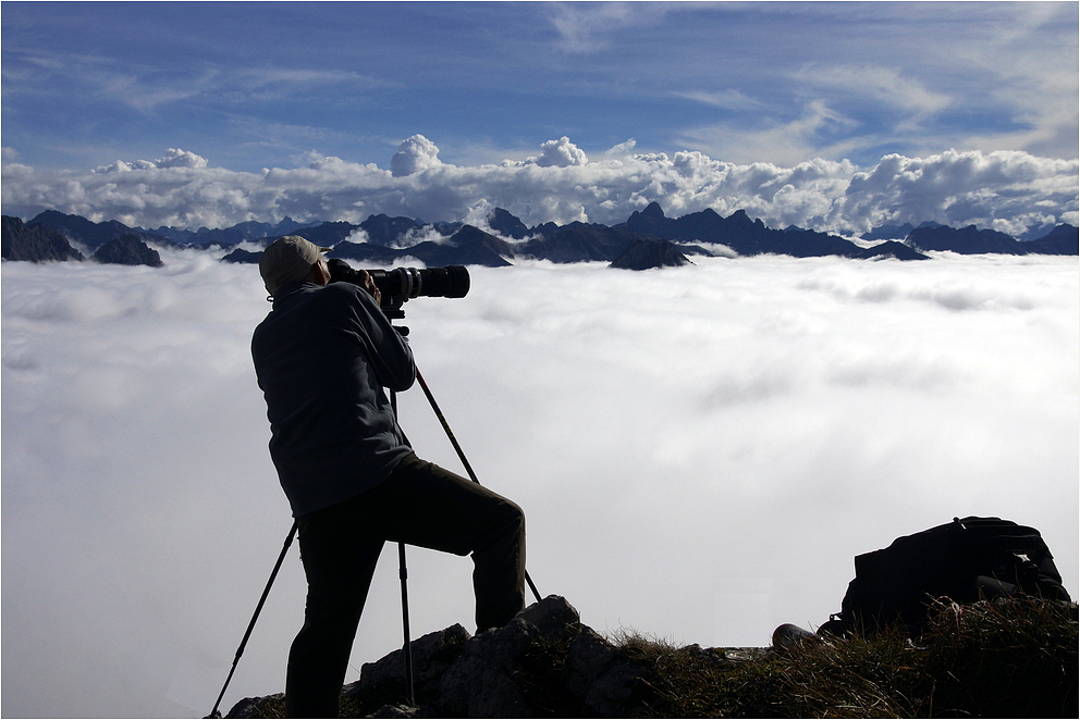 Über den Wolken ...