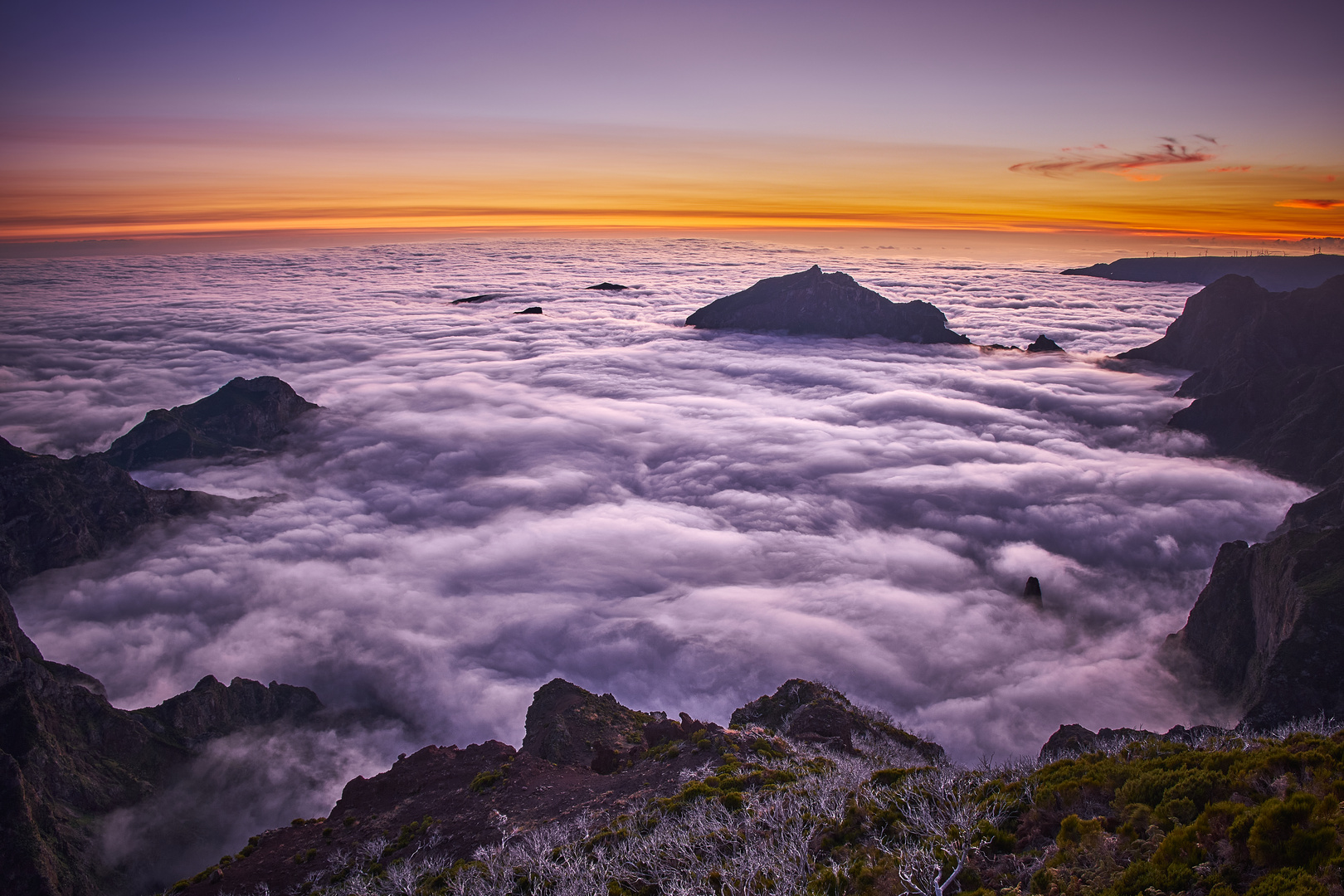 Über den Wolken am Pico Ruivo