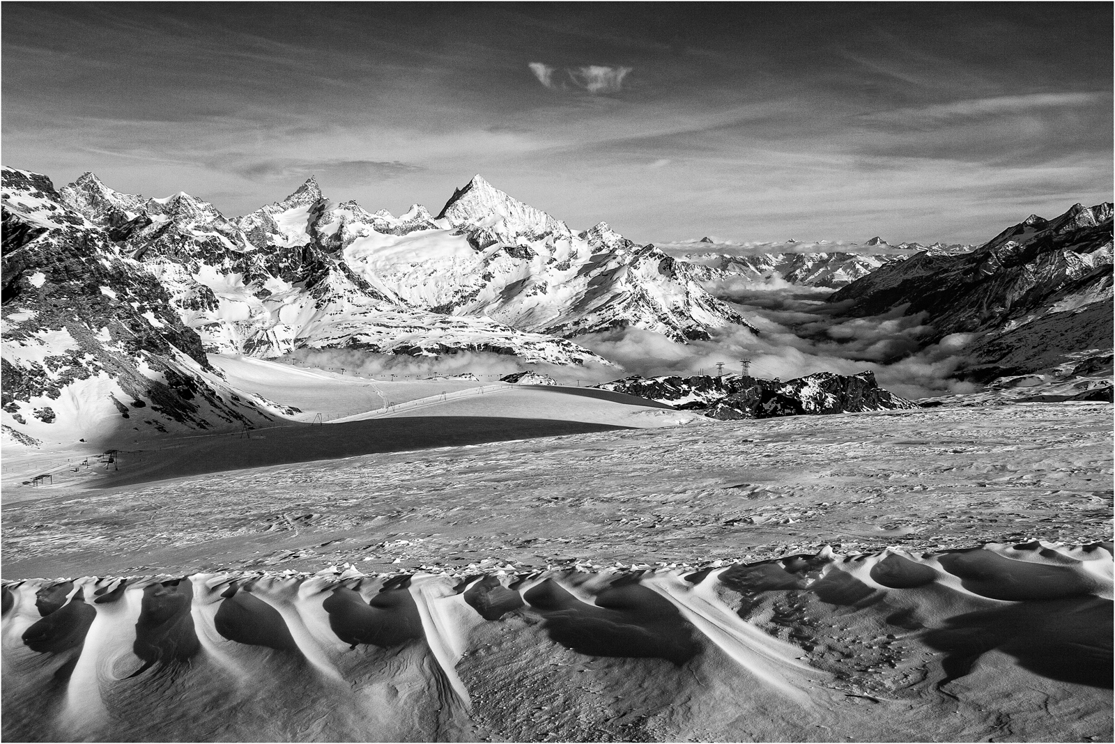 Über den Wolken bei Zermatt