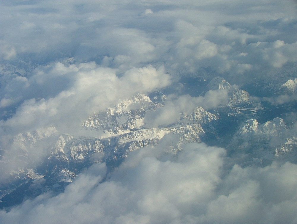 Über den wolken....