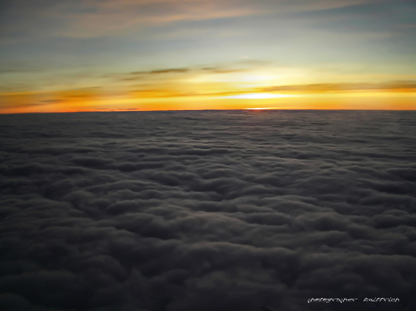 Über den Wolken....