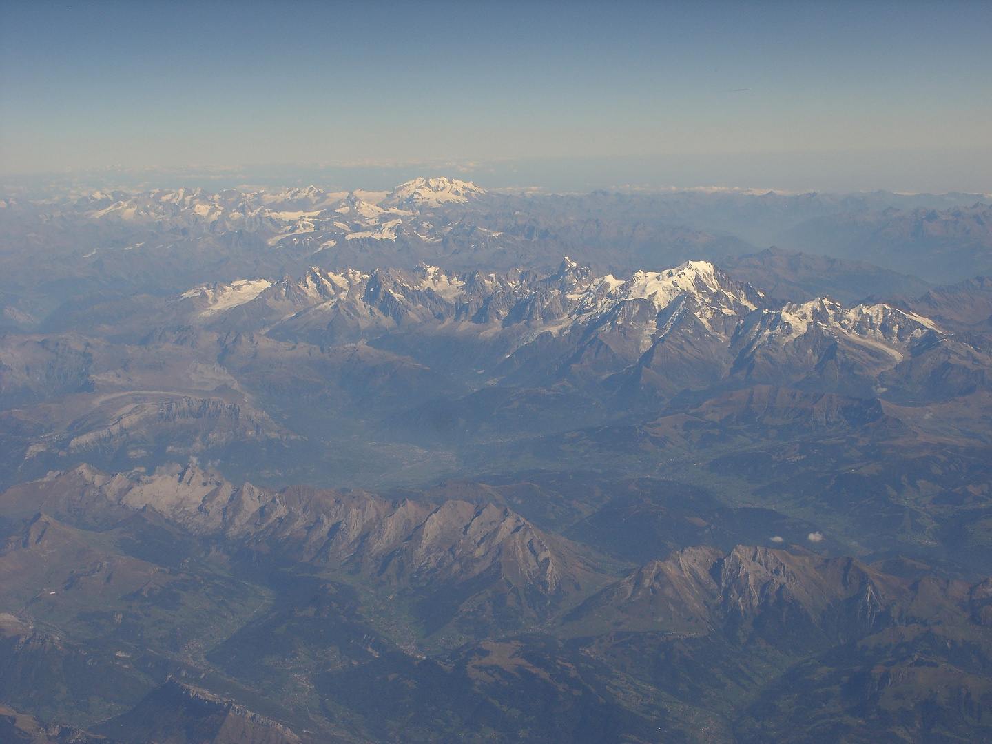 Über den Wolken.. Der Mont Blanc.